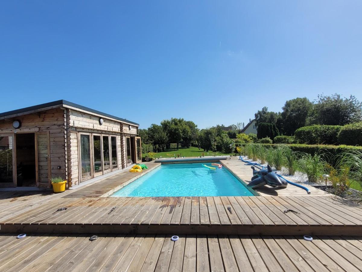 Villa Oriel 1 A Neufchatel-Hardelot Avec Piscine Privee Bagian luar foto